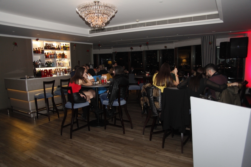 Charbel Khalil and the band at Burj on Bay 